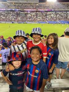 Antonio attended FC Barcelona vs. Juventus on Jul 26th 2022 via VetTix 