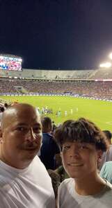 Britnie attended FC Barcelona vs. Juventus on Jul 26th 2022 via VetTix 