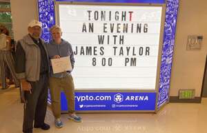 Crystal attended James Taylor on Jul 28th 2022 via VetTix 