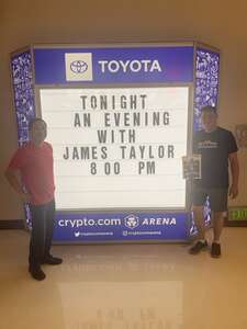 Wesley attended James Taylor on Jul 28th 2022 via VetTix 