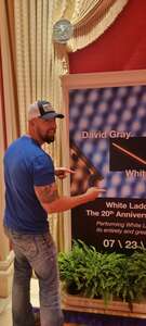 Woody attended David Gray: White Ladder 20th Anniversary Tour on Jul 23rd 2022 via VetTix 