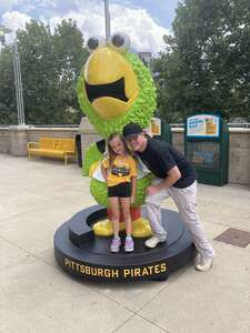 Logan attended Pittsburgh Pirates - MLB vs Milwaukee Brewers on Aug 4th 2022 via VetTix 