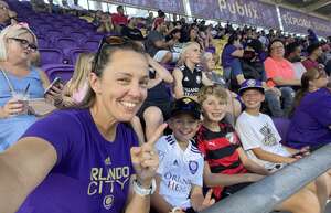 Jennifer attended Orlando City SC - MLS vs New England Revolution on Aug 6th 2022 via VetTix 