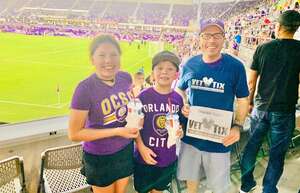 GFamily attended Orlando City SC - MLS vs New England Revolution on Aug 6th 2022 via VetTix 