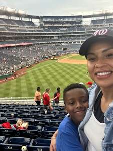 Ebony attended Washington Nationals - MLB vs St. Louis Cardinals on Jul 31st 2022 via VetTix 