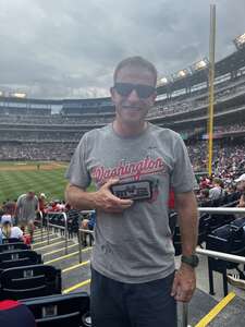 Robert attended Washington Nationals - MLB vs St. Louis Cardinals on Jul 31st 2022 via VetTix 