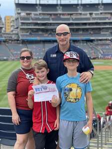 Robert attended Washington Nationals - MLB vs St. Louis Cardinals on Jul 31st 2022 via VetTix 