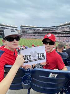 Michael attended Washington Nationals - MLB vs St. Louis Cardinals on Jul 31st 2022 via VetTix 