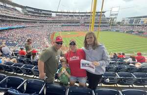 AARON attended Washington Nationals - MLB vs St. Louis Cardinals on Jul 31st 2022 via VetTix 