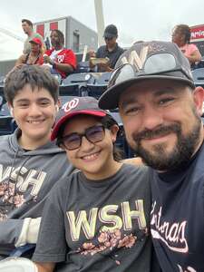Chris attended Washington Nationals - MLB vs St. Louis Cardinals on Jul 31st 2022 via VetTix 