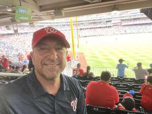 Darrell attended Washington Nationals - MLB vs St. Louis Cardinals on Jul 31st 2022 via VetTix 