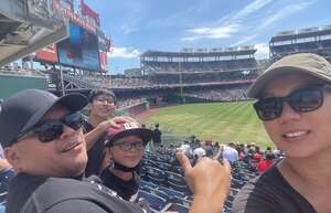 Jo P. attended Washington Nationals - MLB vs San Diego Padres on Aug 14th 2022 via VetTix 