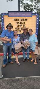 Frederick attended Keith Urban: the Speed of Now World Tour on Jul 31st 2022 via VetTix 