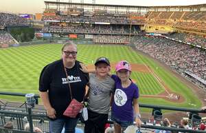 Lisa attended Colorado Rockies - MLB vs St. Louis Cardinals on Aug 10th 2022 via VetTix 
