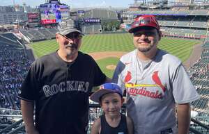 Robert attended Colorado Rockies - MLB vs St. Louis Cardinals on Aug 11th 2022 via VetTix 