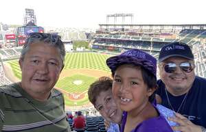 Juan attended Colorado Rockies - MLB vs St. Louis Cardinals on Aug 11th 2022 via VetTix 
