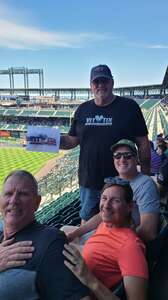 Ernie attended Colorado Rockies - MLB vs Texas Rangers on Aug 24th 2022 via VetTix 