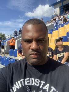 Eric attended Navy Midshipmen - NCAA Football vs University of Memphis on Sep 10th 2022 via VetTix 