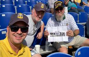 Richard, Kent and Frank attended Navy Midshipmen - NCAA Football vs University of Memphis on Sep 10th 2022 via VetTix 