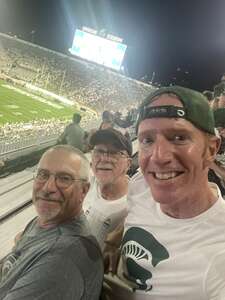 Kenneth attended Michigan State Spartans - NCAA Football vs Western Michigan University on Sep 2nd 2022 via VetTix 