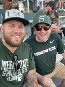 Terry attended Michigan State Spartans - NCAA Football vs Western Michigan University on Sep 2nd 2022 via VetTix 