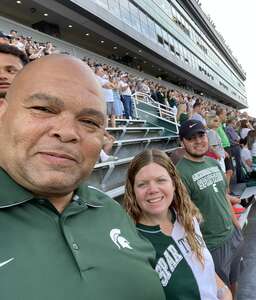 Dave attended Michigan State Spartans - NCAA Football vs Western Michigan University on Sep 2nd 2022 via VetTix 