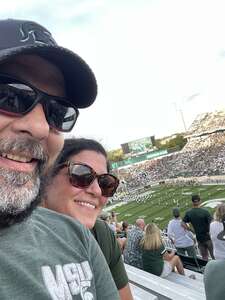 Dominic attended Michigan State Spartans - NCAA Football vs Western Michigan University on Sep 2nd 2022 via VetTix 