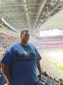 Moe attended Houston Texans - NFL vs New Orleans Saints on Aug 13th 2022 via VetTix 