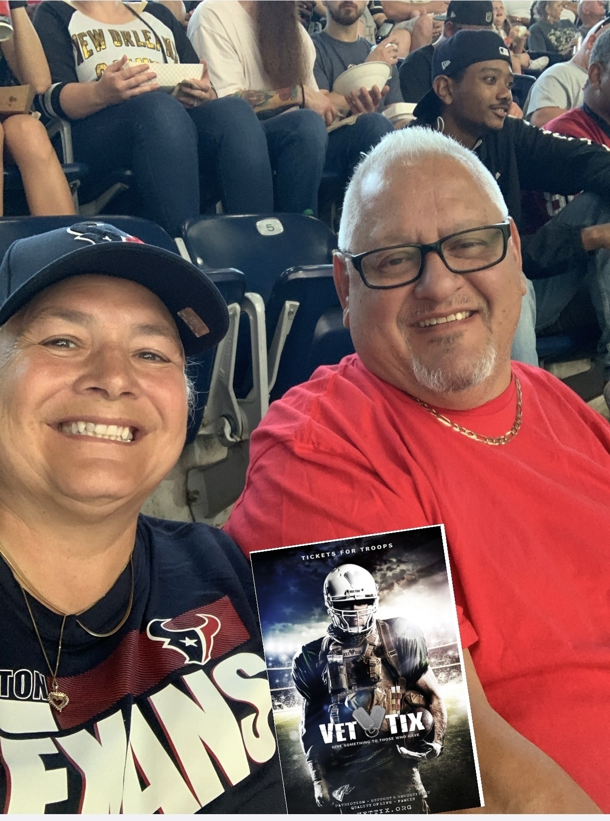 Event Feedback: Houston Texans - NFL vs New Orleans Saints