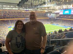 BJ & Susan attended Detroit Lions - NFL vs Atlanta Falcons on Aug 12th 2022 via VetTix 
