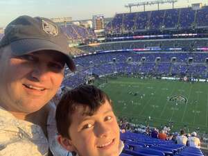 Daniel attended Baltimore Ravens - NFL vs Tennessee Titans on Aug 11th 2022 via VetTix 