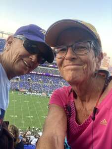 Joyce attended Baltimore Ravens - NFL vs Tennessee Titans on Aug 11th 2022 via VetTix 