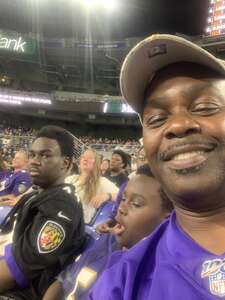 Gordon attended Baltimore Ravens - NFL vs Tennessee Titans on Aug 11th 2022 via VetTix 