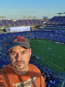Michael attended Baltimore Ravens - NFL vs Tennessee Titans on Aug 11th 2022 via VetTix 