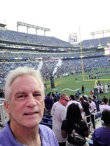 Ric attended Baltimore Ravens - NFL vs Tennessee Titans on Aug 11th 2022 via VetTix 
