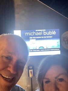 Larry attended An Evening With Michael Buble on Aug 13th 2022 via VetTix 