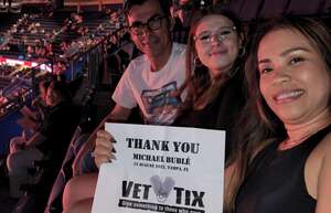 Peter attended An Evening With Michael Buble on Aug 13th 2022 via VetTix 