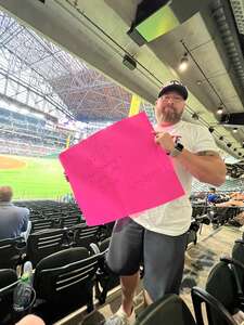 Jesse attended Texas Rangers - MLB vs Houston Astros on Aug 31st 2022 via VetTix 