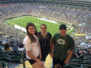 Donna attended Green Bay Packers - NFL vs New Orleans Saints on Aug 19th 2022 via VetTix 