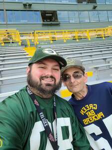 Brian attended Green Bay Packers - NFL vs New Orleans Saints on Aug 19th 2022 via VetTix 