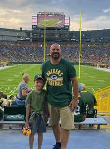 Todd attended Green Bay Packers - NFL vs New Orleans Saints on Aug 19th 2022 via VetTix 