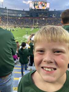 Kevin attended Green Bay Packers - NFL vs New Orleans Saints on Aug 19th 2022 via VetTix 