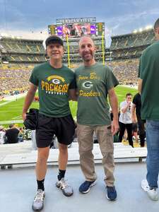 Corey attended Green Bay Packers - NFL vs New Orleans Saints on Aug 19th 2022 via VetTix 