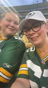 Clarissa attended Green Bay Packers - NFL vs New Orleans Saints on Aug 19th 2022 via VetTix 
