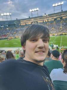 Brandon attended Green Bay Packers - NFL vs New Orleans Saints on Aug 19th 2022 via VetTix 