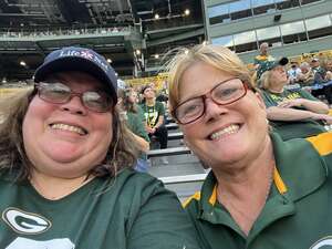 Mary Beth attended Green Bay Packers - NFL vs New Orleans Saints on Aug 19th 2022 via VetTix 