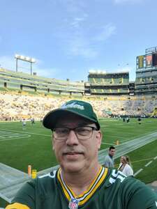 Keith attended Green Bay Packers - NFL vs New Orleans Saints on Aug 19th 2022 via VetTix 