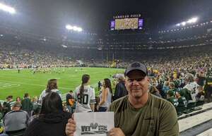 jeremiah attended Green Bay Packers - NFL vs New Orleans Saints on Aug 19th 2022 via VetTix 