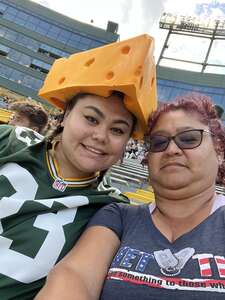 Veronica attended Green Bay Packers - NFL vs New Orleans Saints on Aug 19th 2022 via VetTix 