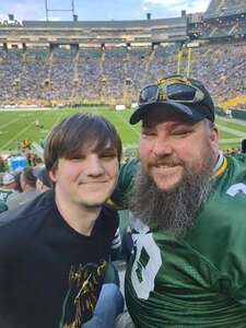 Adam attended Green Bay Packers - NFL vs New Orleans Saints on Aug 19th 2022 via VetTix 